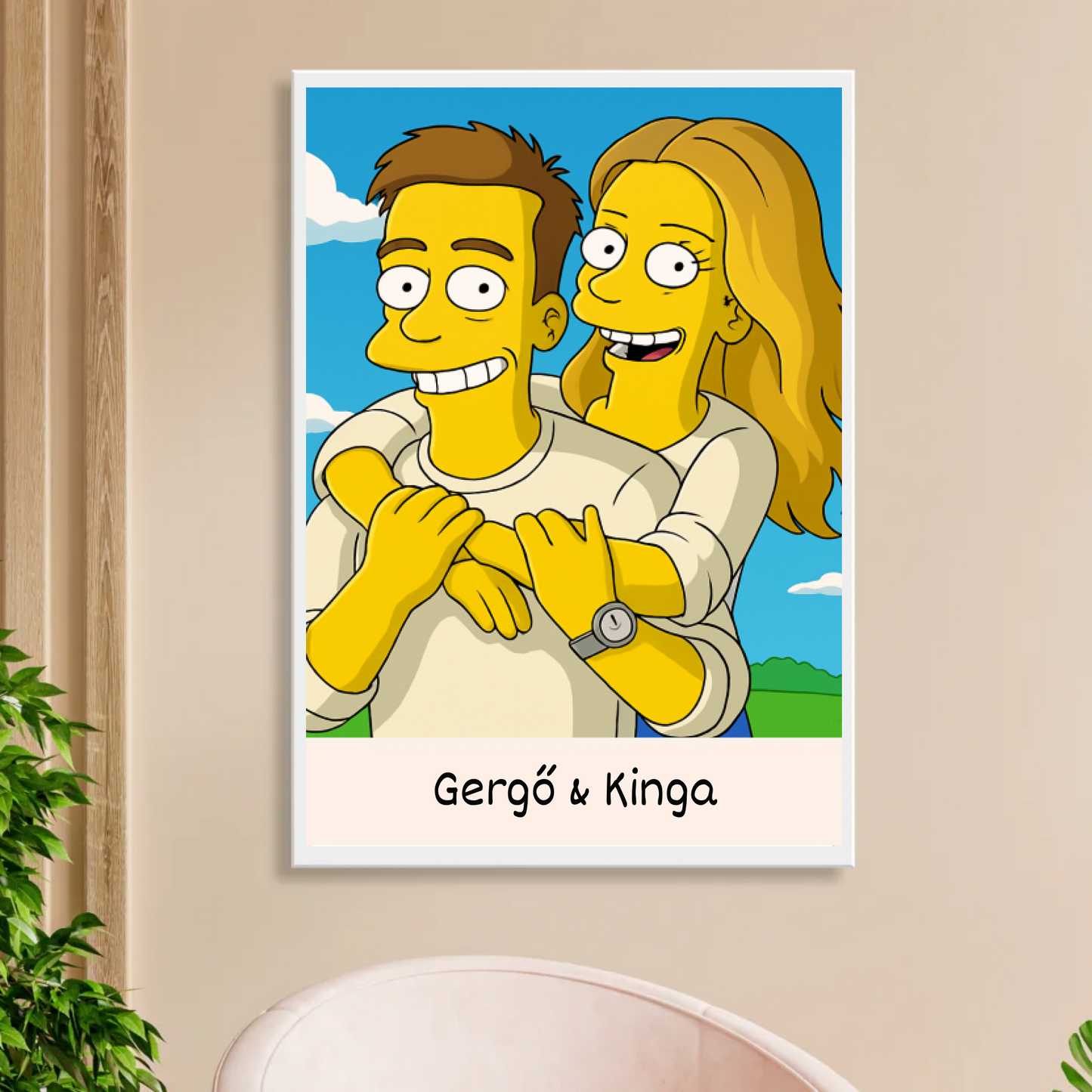 Simpson család stílusú kép