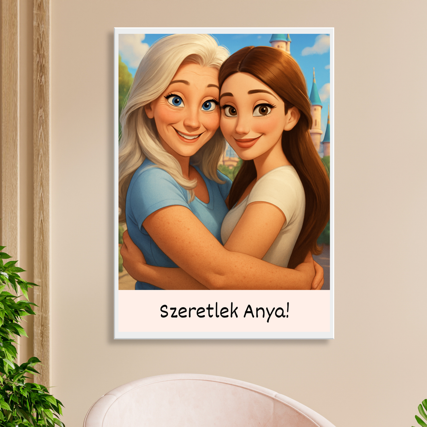 Disney stílusú kép Anya